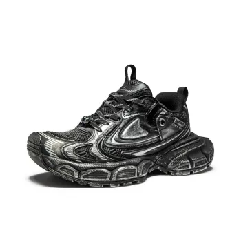 HeeDimensional Low Top Chunky Sneakers Unisex Jazz Black