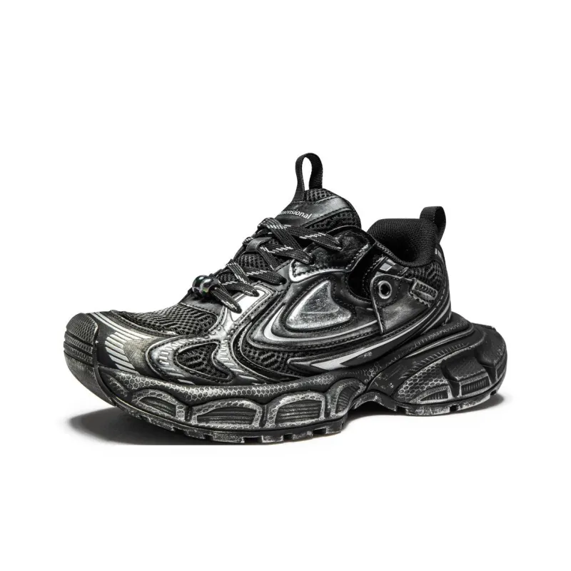 HeeDimensional Low-Top Chunky Sneakers Unisex Jazz Black-0