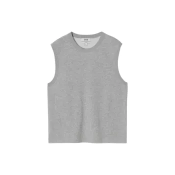 COS Tank Tops Men Gray