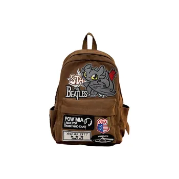 BUBM Canvas Bag Backpack Regular Unisex Brown