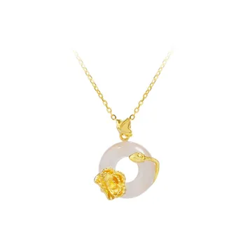Ancient Jewelry Chalcedony Necklaces Women's