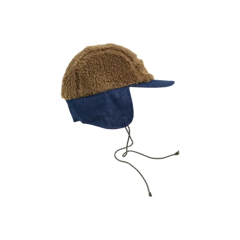 Patagonia Wool, Recycled Polyester, Cotton Denim Baseball Caps Unisex Brown-1