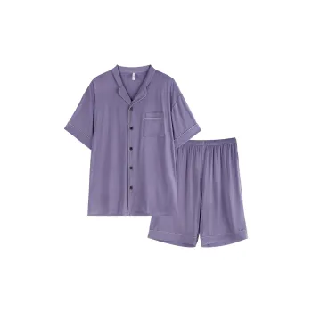 Xuan Liang Pajama Set Men's Dusk Purple