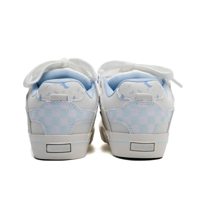 7 SEVFUN Low-Top Skateboard Shoes Unisex Strawberry Pink-64