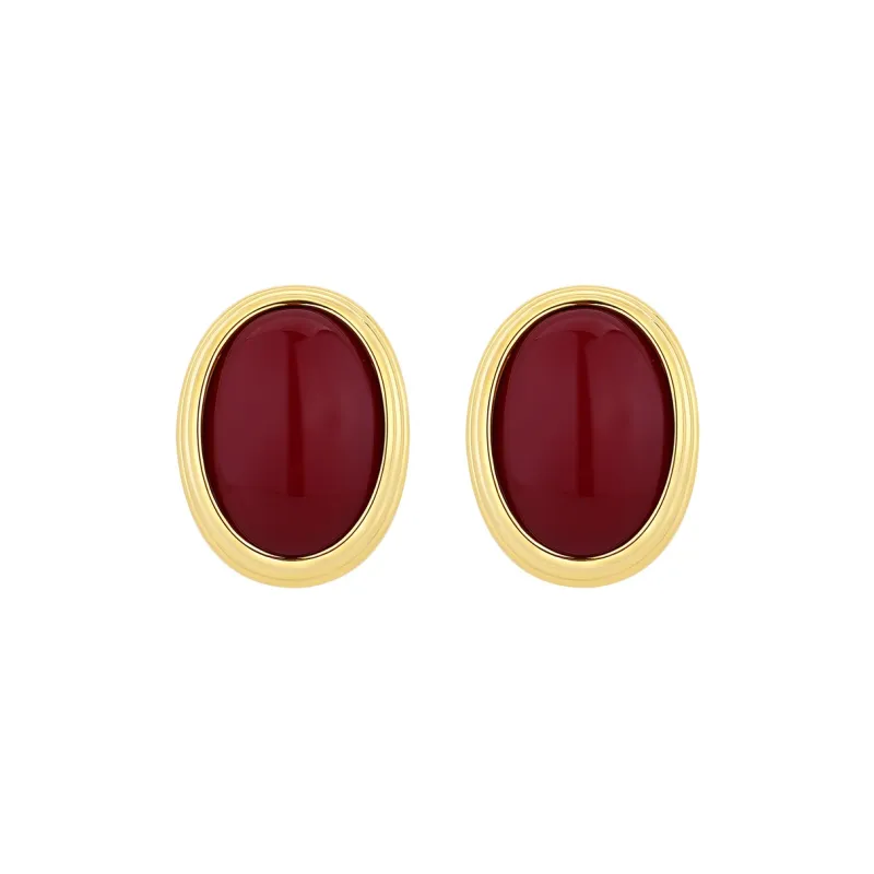 VIOLET Alloy Stud Earrings Women's-0