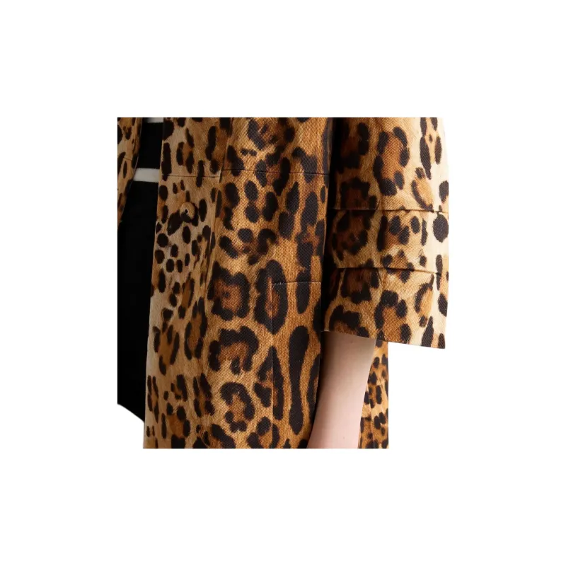 PRADA Animal print Coat-5