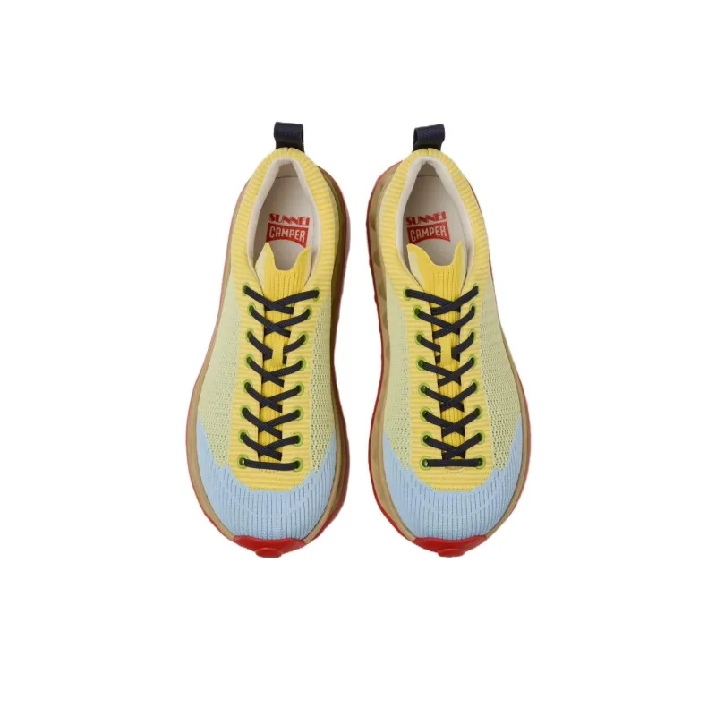 Sunnei x CAMPER Pelotas Nu Low Top Casual Shoes Men's Yellow-2