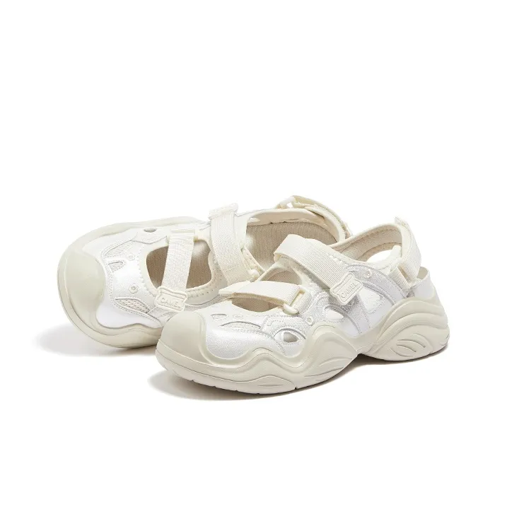 CAMEL Beach Sandals Women's Ecru, Beige/Pink, Beige/Black-2
