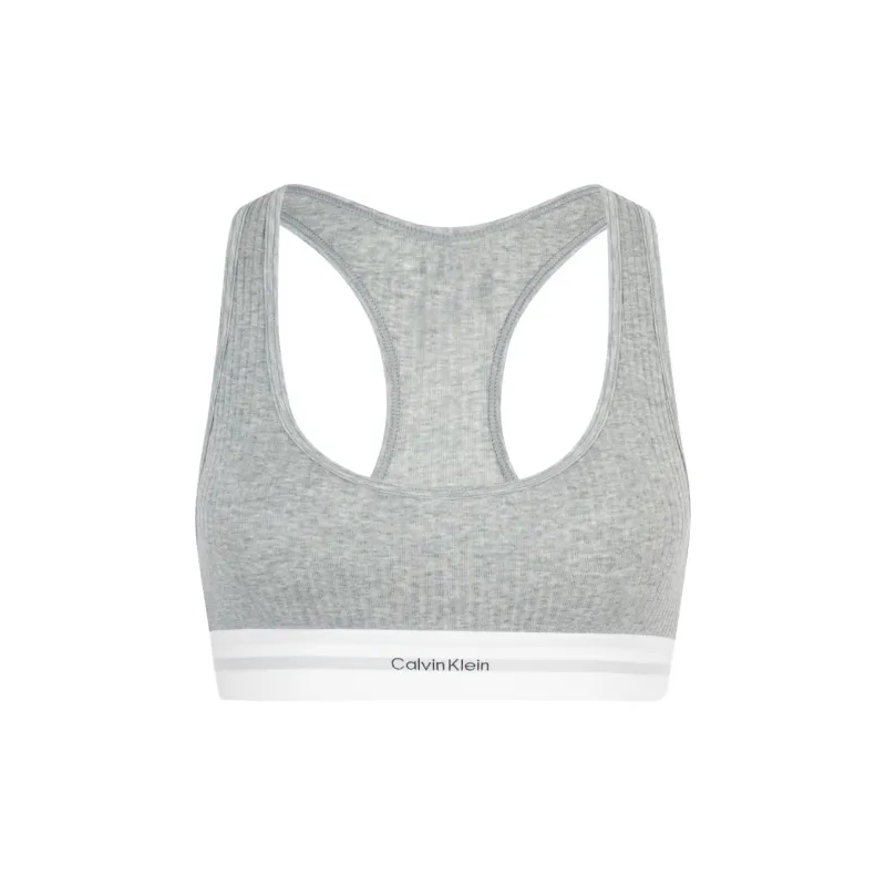 CALVIN KLEIN Bra Women's Coconut Gray-0