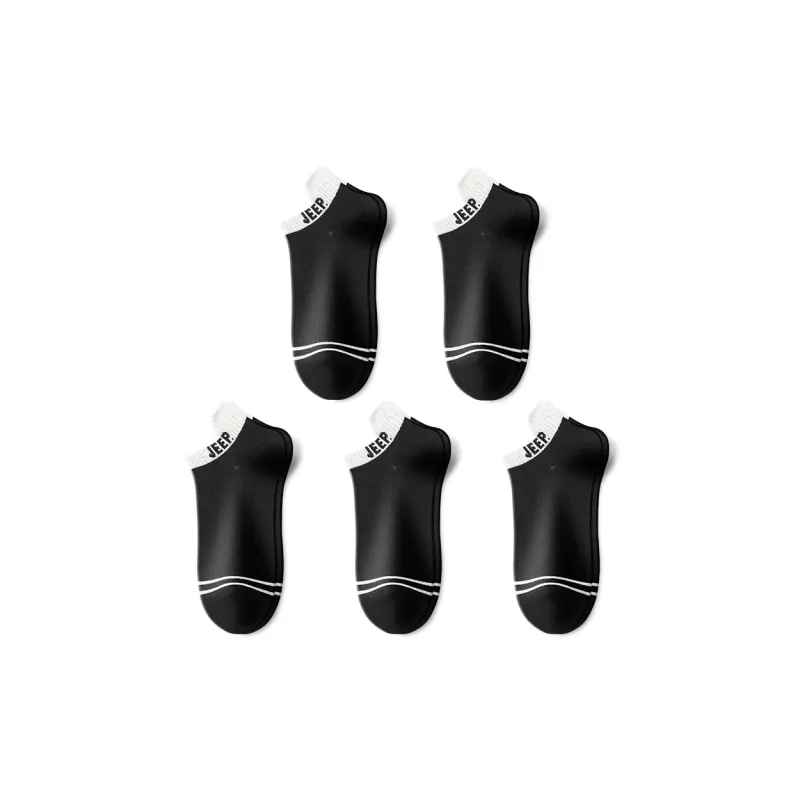 Jeep No Show Socks Unisex Multi double Loading-8