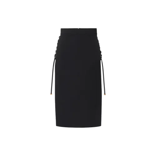 Elisabetta Franchi Lace up Skirt