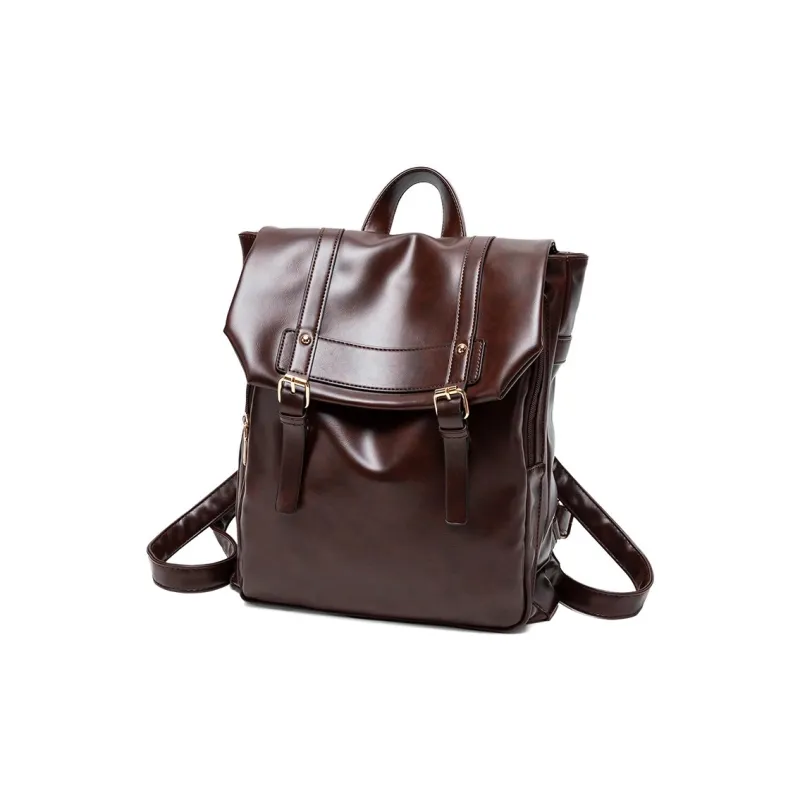 CLEVER& KETCH PU Backpack Women's Brown/Black-1