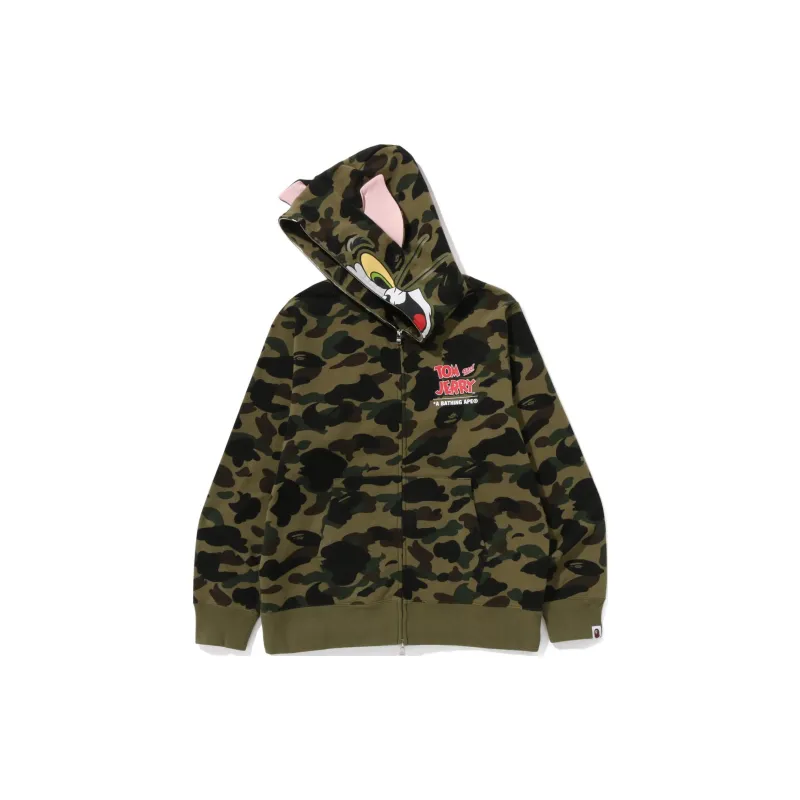 Bape 1st Camo One Point Full Zip Hoodie-2