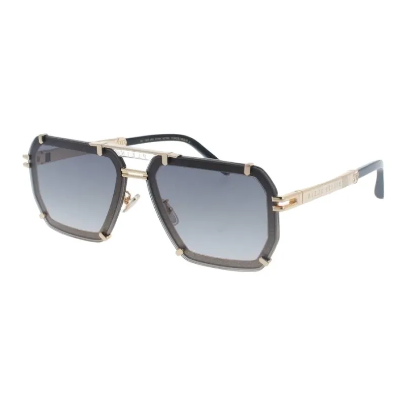 PHILIPP PLEIN Metal Aviator Sunglasses Men's Gold-0
