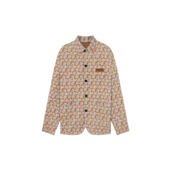 VERSACE Poppies Single breasted Blazer