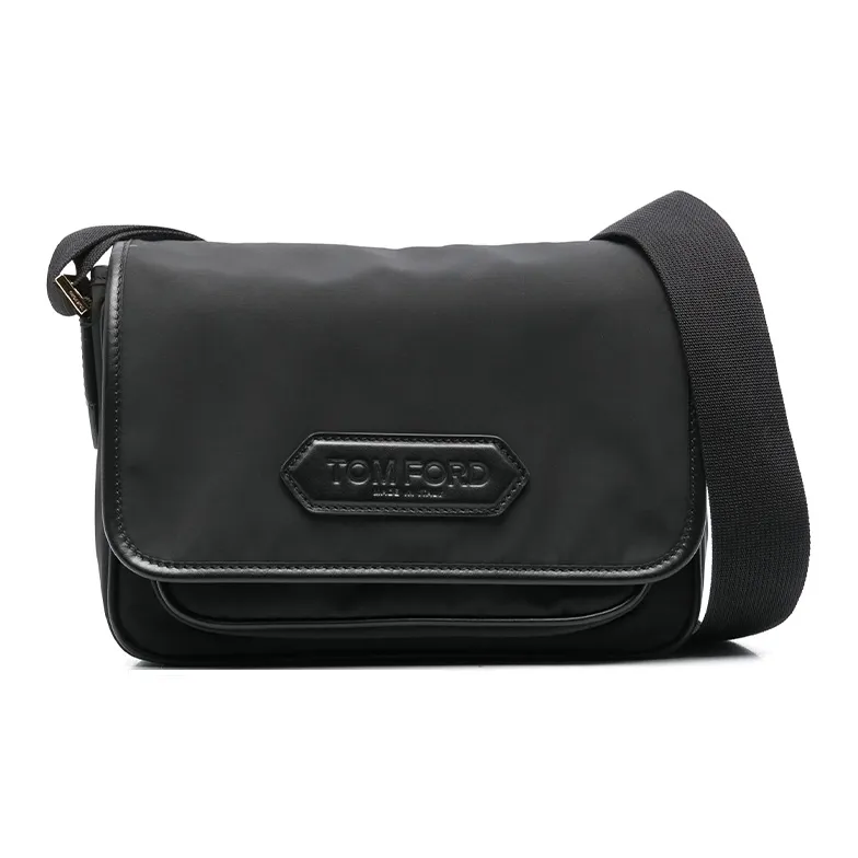 TOM FORD Logo patch Messenger Bag-0