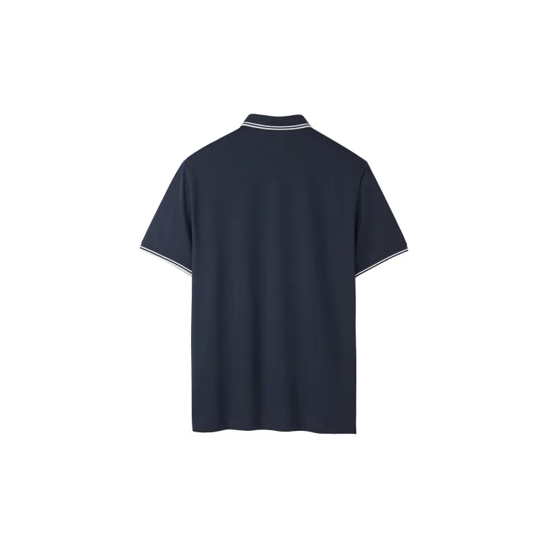 HLA The Mountain Is Not In The High Series Short Sleeved Polo Shirt Men's-19
