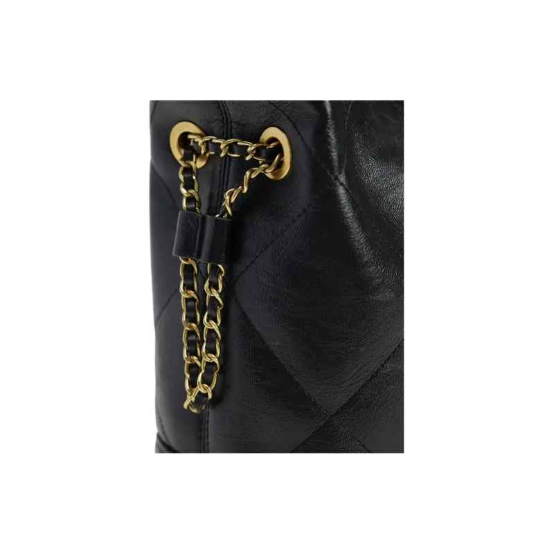 URBAN REVIVO Artificial Leather Tote Bag, Shopping Bag, Shoulder Bag Tubas Women's Black-3