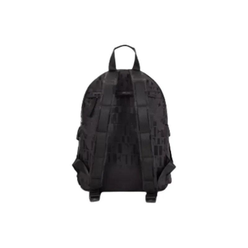ELLE Fabric Backpack Large Size Women's Black-2