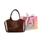 Brown with Charm-Shopping Bag