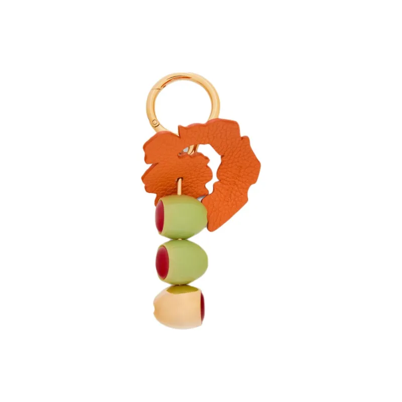 LOEWE Acetate Charm Bag Accessory Women's Green & Gold-1