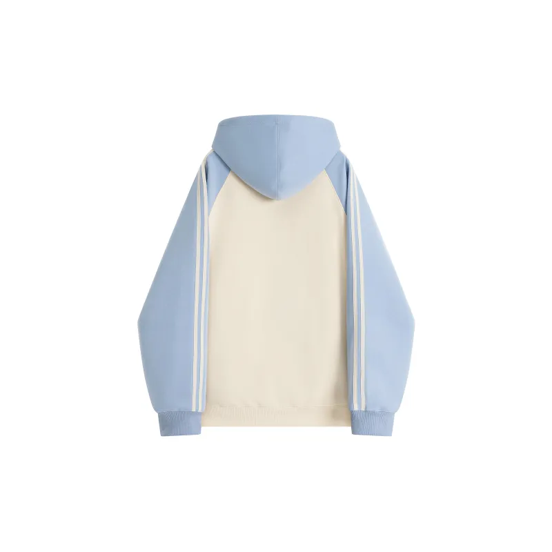 MIIOW Trend Party Series Sweatshirt Unisex _Nsec Navy Blue & Yellow Color Block-7