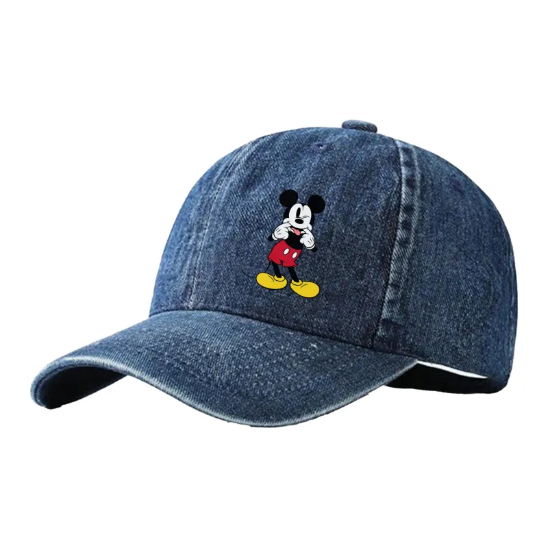 Disney Mickey Series Cotton Baseball Caps Unisex-2