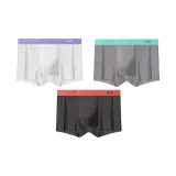 Light Gray+Tranquil Gray+Stone Gray[3 Pack-120 Pieces Ice Silk+10A Antibacterial]