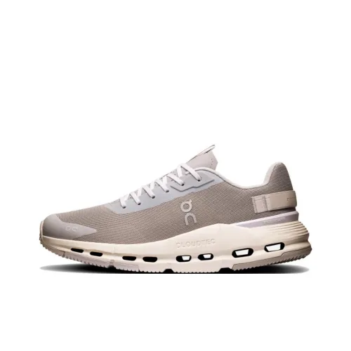 On Cloudnova Form 2 Anti Slip Wear Resistant Low Top Casual Shoes Women's Gray Purple