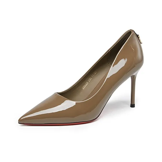 PINWEISHIDU Slim Heel High Heels Women's-2