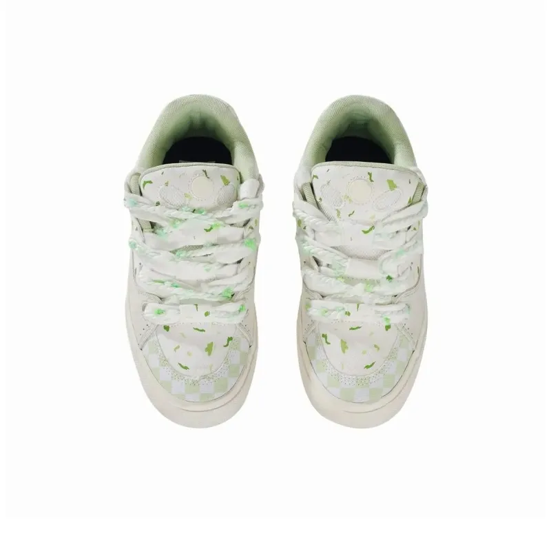 7 SEVFUN Low-Top Skateboard Shoes Unisex Strawberry Pink-57