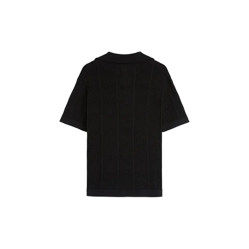 JIL SANDER Knitted Polo Shirt-1