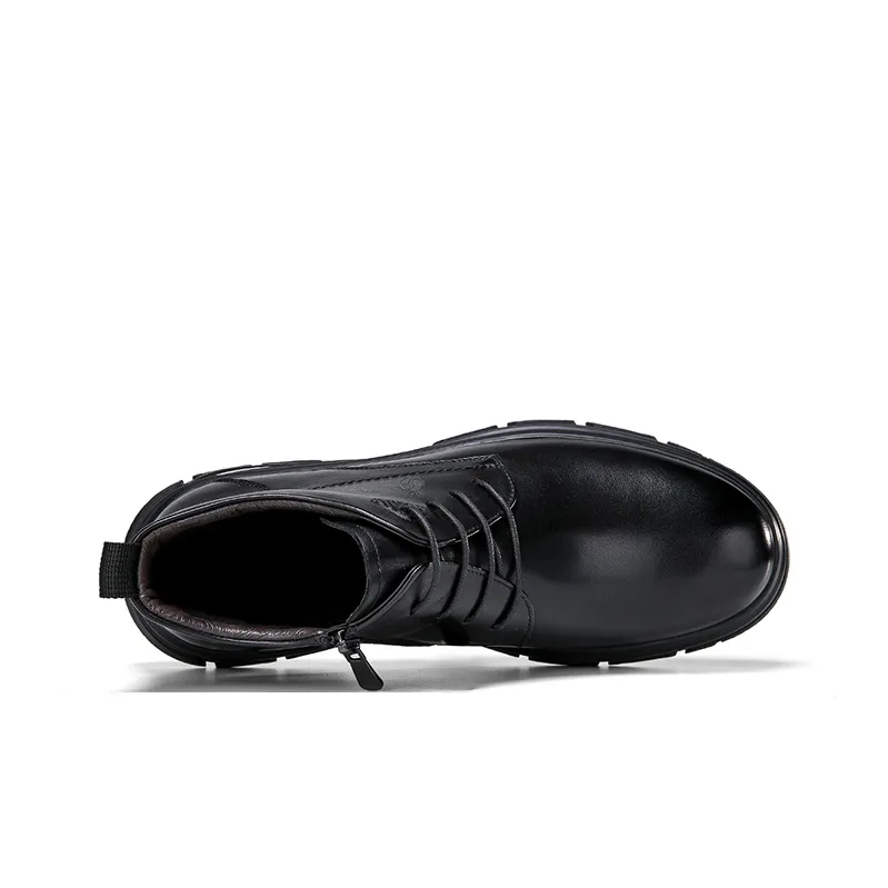 HANG TEN Men's Casual Shoes Men Mid Top Black/Brown-3