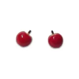 Red Apple Stud Earrings