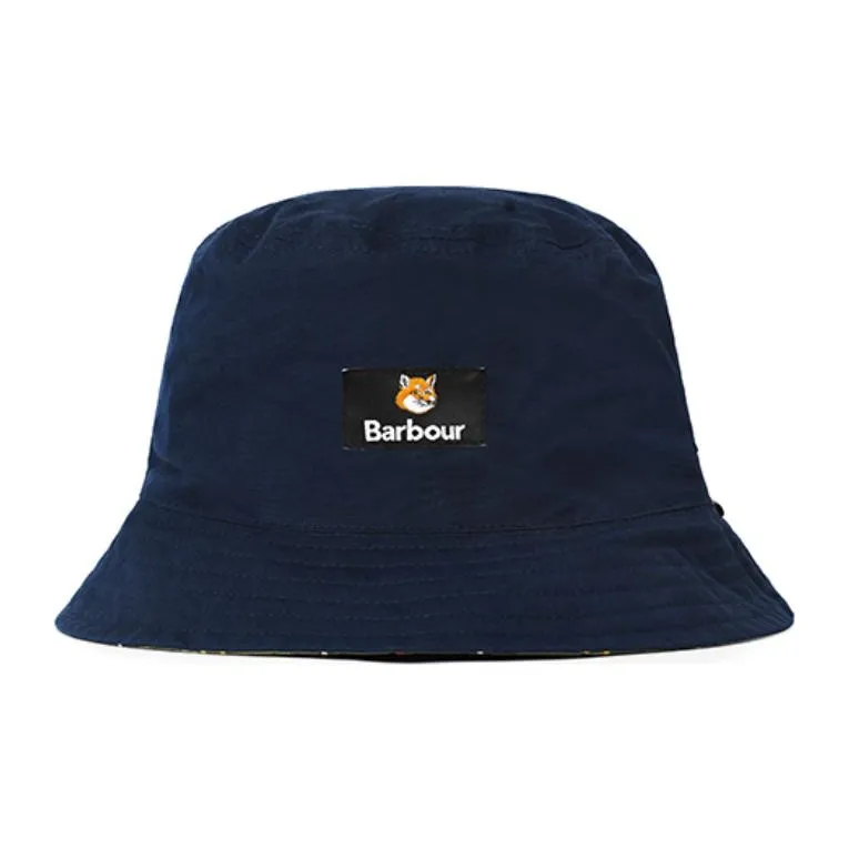 BARBOUR Cotton Bucket Hats Unisex Blue-1