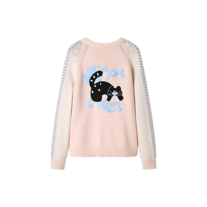 ANDREA MARTIN Faux Fur Knit Cardigan Women's-7