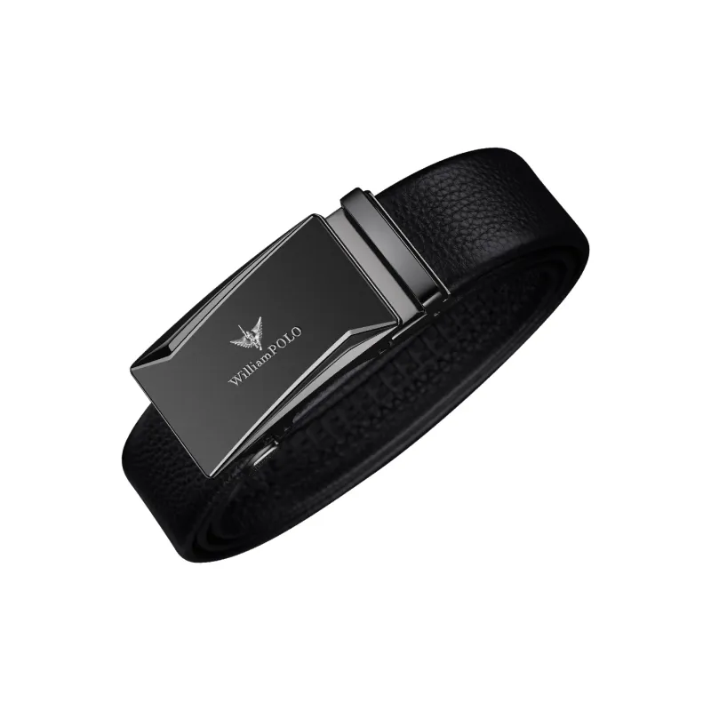 WilliamPOLO Top Grain Cow Leather Leather Belts Men's Multicolor 3.5cm Width-22