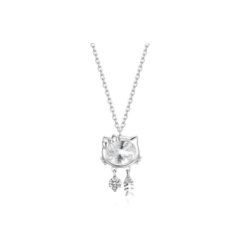 Master Kim Sterling Silver Necklaces Unisex