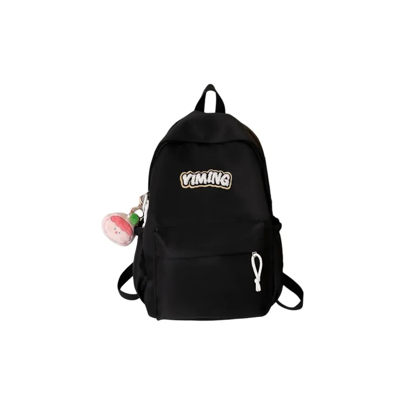 URBAN FOREST Nylon Backpack Unisex Red/Light Yellow/Green/Blue/White/Black-5
