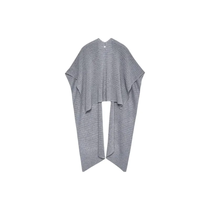 DKNY Polyester Shawls Women's Gray-0