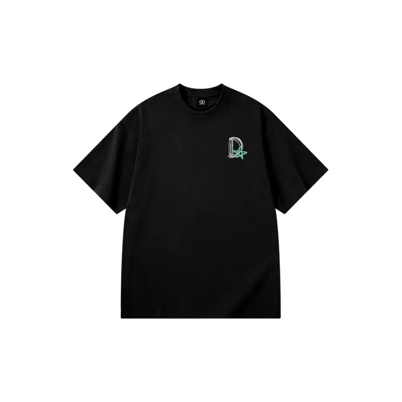 DIDTEK Drop Shoulder Sleeve Short Sleeved T Shirts Unisex-10