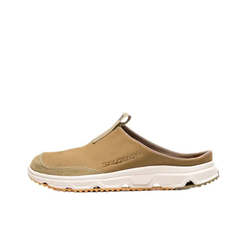 SALOMON RX Slide Slip Resistant Closed Toe Slippers Unisex Brown