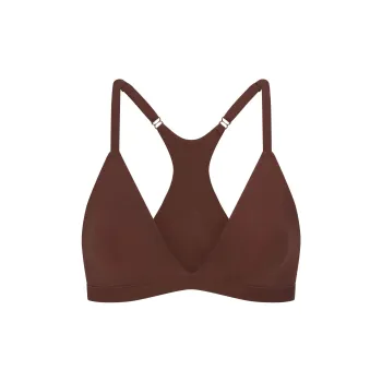 SKIMS FITSEVERYBODY RACERBACK TRIANGLE BRALETTE Bra Women's 1 Pack COCOA/Cocoa