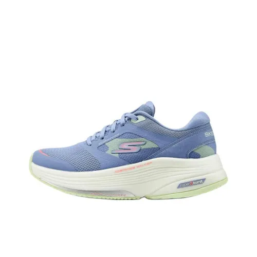 Skechers Go Walk Distance Walker Anti Slip Wear Resistant Low Top Casual Running Uptempo Women's Blue