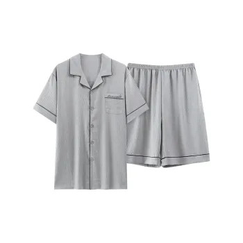 JINXU Pajama Set Men's Slate Gray
