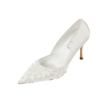 Houseofavenues Slim Heel High Heels Women's White