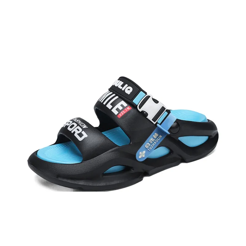YUZHAOLIN EVA Cut Out Massage Slip Resistant Abrasion Resistant Quiet Slide Slippers Unisex-68