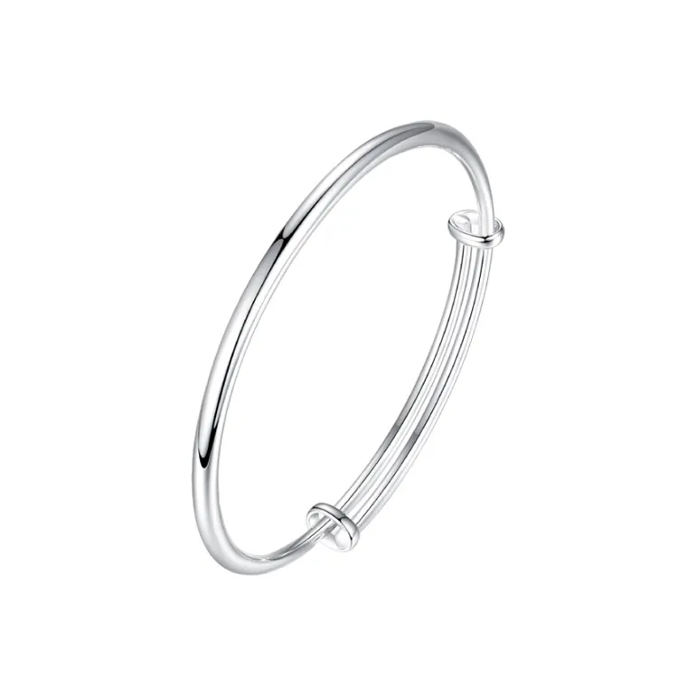 DAISY BEAUTY S999 Fine Silver Bangles Women's-0