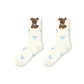Bowknot Puppy Crew Socks-1 Pack[New Design 7A Antibacterial]