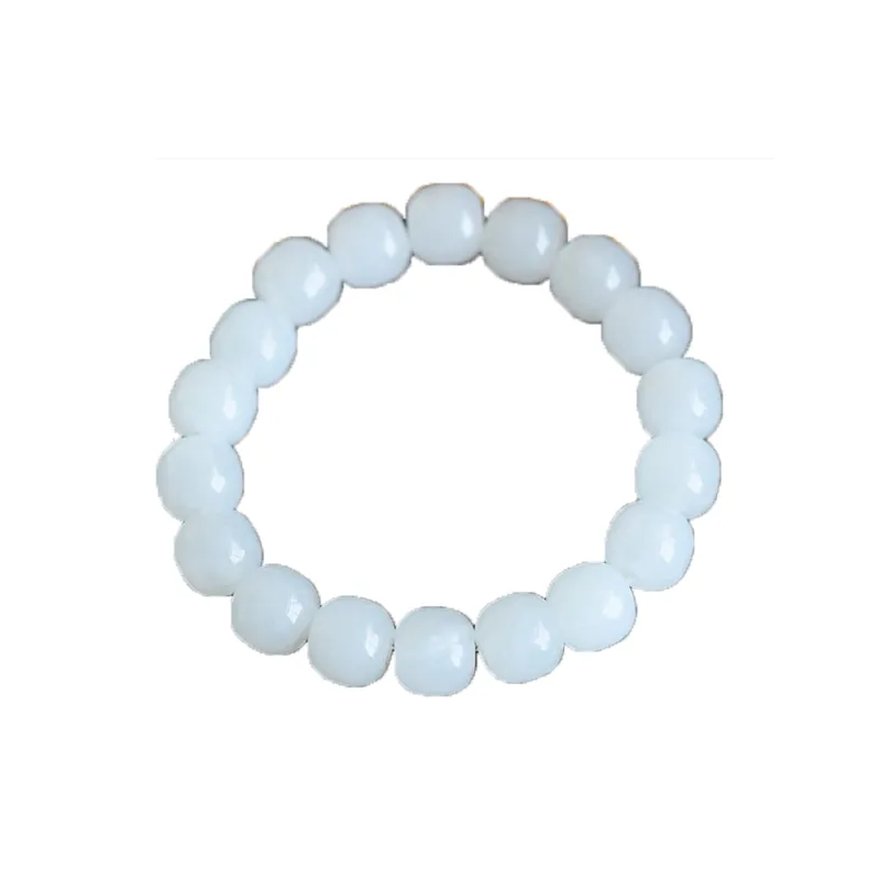 TAMINA Hetian Jade Bracelets White Jade Unisex-0